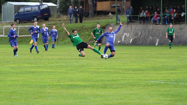 I. B třída východ - Liberecký kraj. Lučany - Bělá p.B. 2:3 (0:1). Lučany - zelené dresy.