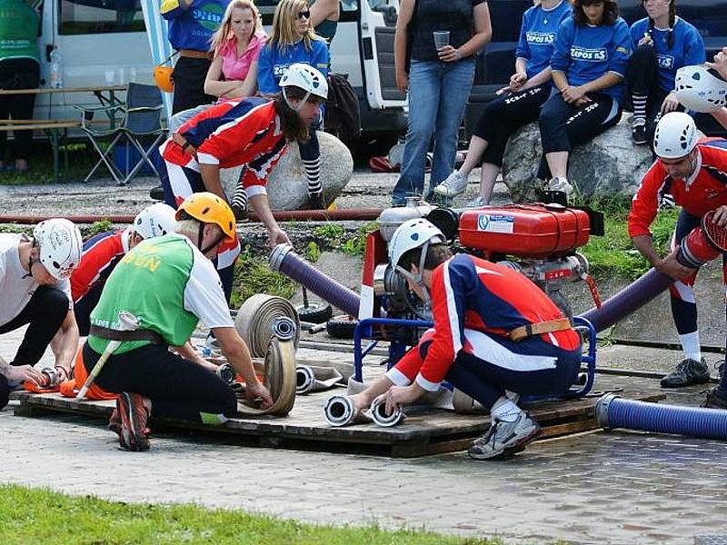 Sbor dobrovolných hasičů Frýdštejn. Soutěž Podkozákovská hasičská liga 2009.