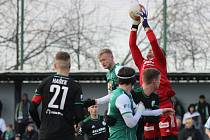 V závěrečném utkání zimní Tipsport ligy Jablonečtí (v zeleném) zdolali 3:1 Bohemians 1905. Poprvé se v v dresu vítězů představila posila útočník Jan Silný. Foto: FK Jablonec/Martin Bergman