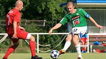 Jablonec si v generálce poradil a Varnsdorfem (v červeném) 5:0. Baumit čeká ve čtvrtek úvodní duel 2. předkola Evropské ligy.