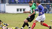 Fotbalisté FK Baumit po zásluze vedli góly Lafaty a Hlouška z druhé půle už 2:0. Nakonec se ale o tři body obávali. Kladno Szabem z penalty snížilo, ale stav se dál nezměnil.