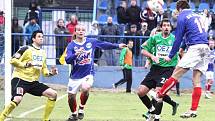 Fotbalisté FK Baumit po zásluze vedli góly Lafaty a Hlouška z druhé půle už 2:0. Nakonec se ale o tři body obávali. Kladno Szabem z penalty snížilo, ale stav se dál nezměnil.