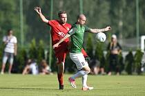 Jiskra Mšeno A - FK Jablonec, 1:4, pohárový zápas MOL CUPu, ve kterém domácí drželi s prvoligovým týmem krok.