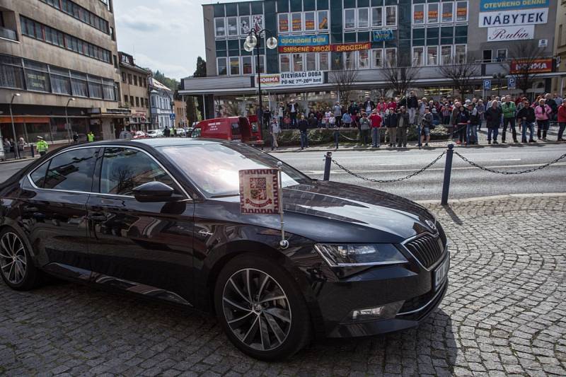 Návštěva prezidenta ČR Miloše Zemana v Železném Brodě