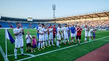 Utkání 1. kola první fotbalové ligy: Baník Ostrava - FK Jablonec, 23. července 2018 v Ostravě.