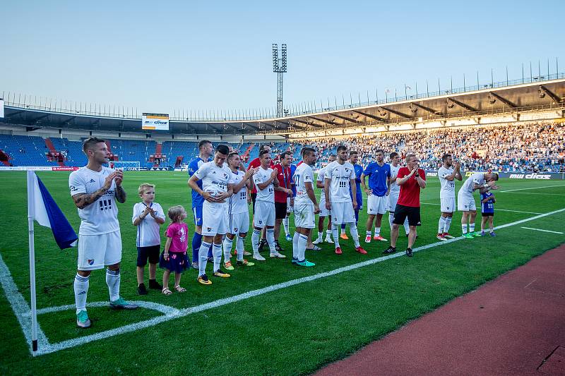 Utkání 1. kola první fotbalové ligy: Baník Ostrava - FK Jablonec, 23. července 2018 v Ostravě.