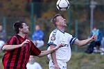 Fotbalisté Desné v nadprůměrném utkání krajského přeboru porazili Višňovou (v bílém) 4:1.