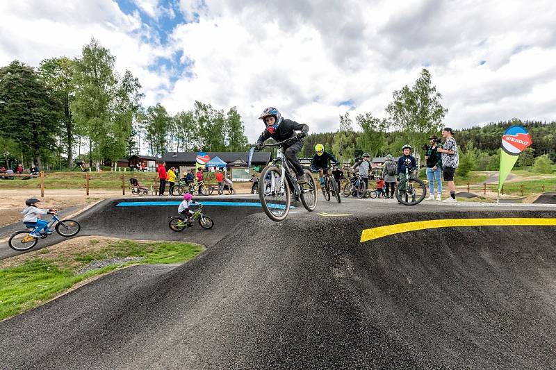 Pumptrack v Tanvaldě.