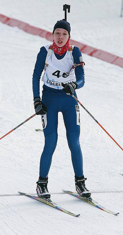 EYOWF 2011. Biatlon - dívky individuálně 10 kilometrů se jel v úterý v jabloneckých Břízkách. Bronzová skončila Uliana Kaysheva (RUS).