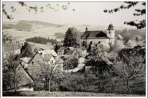 Historické fotografie obce Zlatá Olešnice.