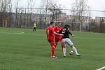 FK Jiskra Mšeno A - FK Zbuzany 2:3 (0:0). Mšeno - červené dresy.