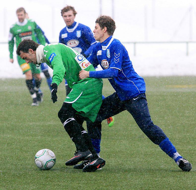 Baumit v přípravě nestačil na druholigovou Vlašim a prohrál 2:3.