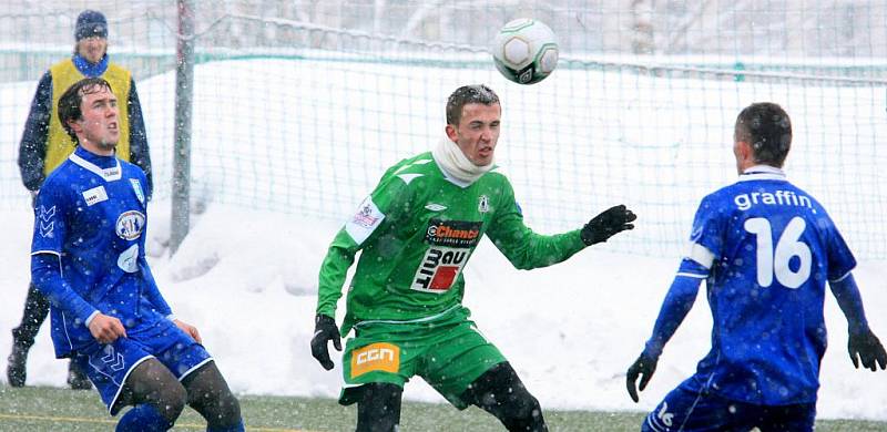 Baumit v přípravě nestačil na druholigovou Vlašim a prohrál 2:3.