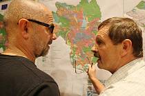 Projednávání koncepce Územního plánu Jablonce nad Nisou s veřejností v jabloneckém Eurocentru.