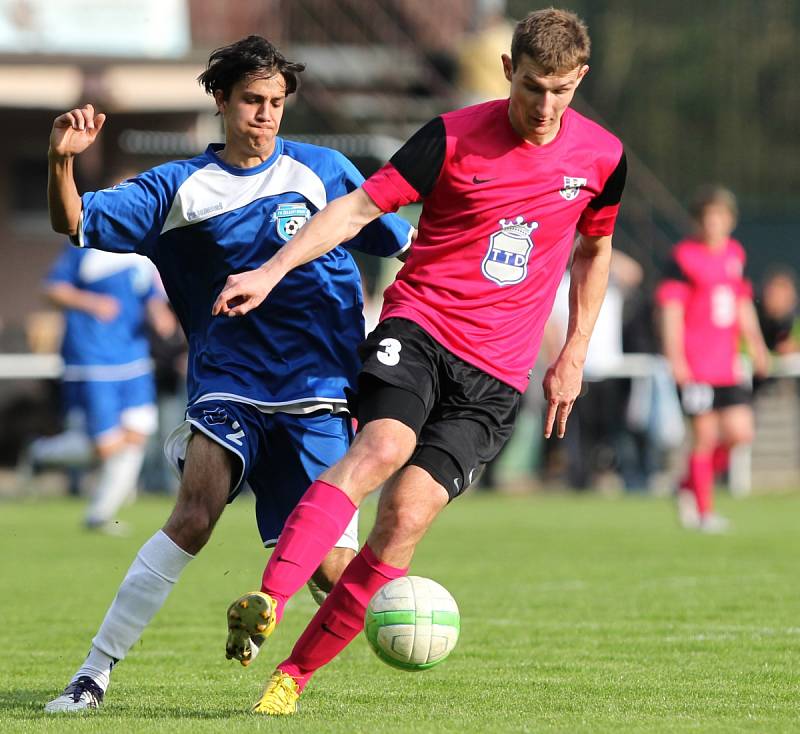 Fotbalisté Železného Brodu v divizi prohráli. Vítězství 2:0 získala Dobrovice.