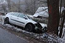 Ve středu 8. března brzy ráno neudržel 32letý řidič své osobní auto na silnici a havaroval. Najel v Libštátu do stromu.