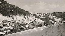 Obec Desná v Jizerských horách. Historické fotografie.