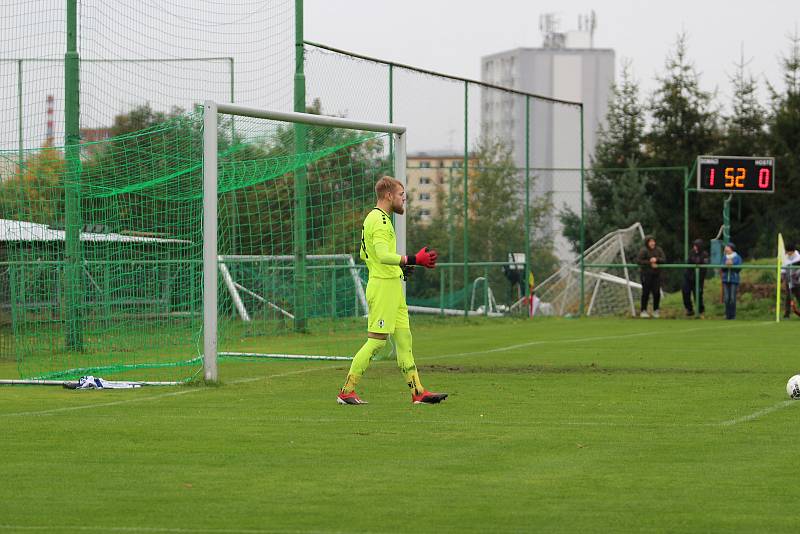 Od začátku zápasu hrál Jablonec aktivně, ale první šance byla na druhé straně.