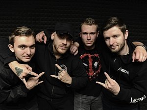 Turnovská rock metalová kapela Anarchia v novém složení.