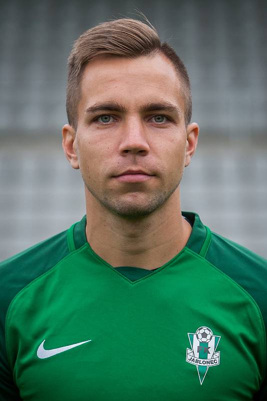 Záložník Jakub Považanec, hráč FK Jablonec na snímku z 25. července.