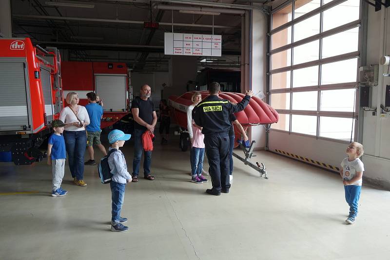 Den otevřených dveří u hasičů v Jablonci nad Nisou.