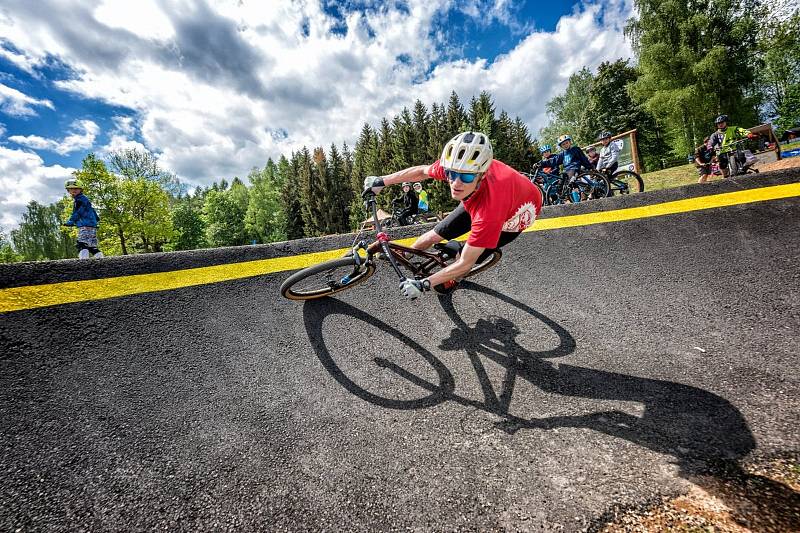 Pumptrack v Tanvaldě.