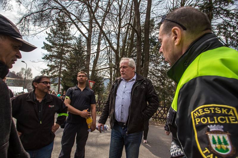 Demonstrace Romů za znovuotevření případu