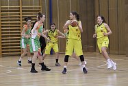 Na domácí palubovce začaly basketbalistky dvěma zápasy s těžkými soupeřkami z týmu Žabiny Brno B.