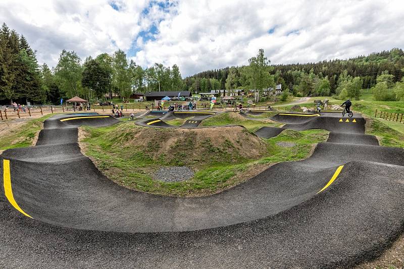 Pumptrack v Tanvaldě.