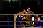 Galavečer bojových sportů, Iron Night Fight 3, proběhl 22. února v městské hale v Jablonci nad Nisou. Na snímku je Petr Kareš (vlevo) a Petr Kraft v kategorii K1 do 91 kilogramů.