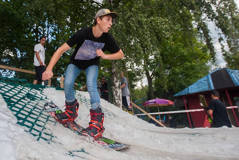 Další ročník oblíbené freestylové akce Jablonec Summer Jib proběhl 20. srpna v areálu Slunečních lázní v Jablonci nad Nisou. Závodníci na lyžích a snowboardu předvedli triky na překážkách na dovezeném sněhu.