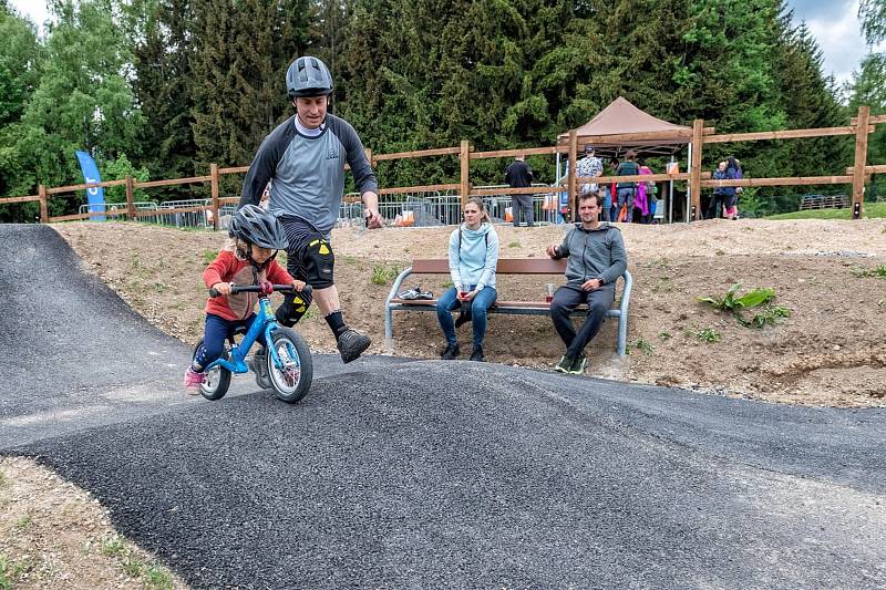 Pumptrack v Tanvaldě.