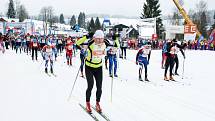 Padesátý ročník lyžařského běžeckého závodu Jizerská 50