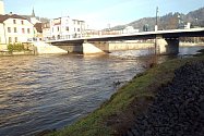 Řeka Jizera v Železném Brodě. 