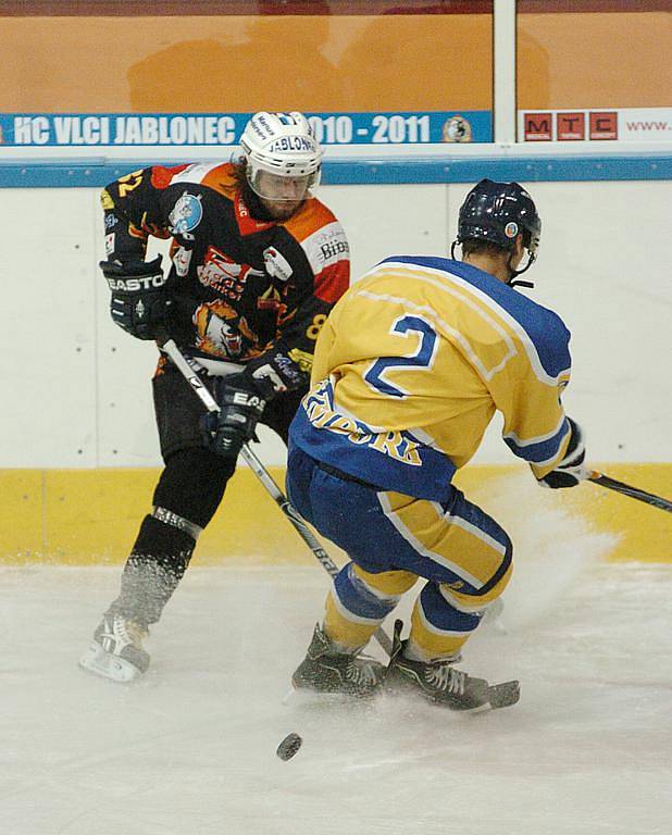 Jablonečtí Vlci porazili v přípravě Nymburk 4:3.