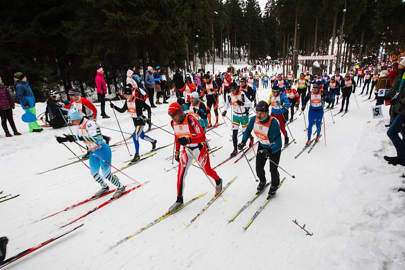 Závod Jizerské 50. Neděle 10. února