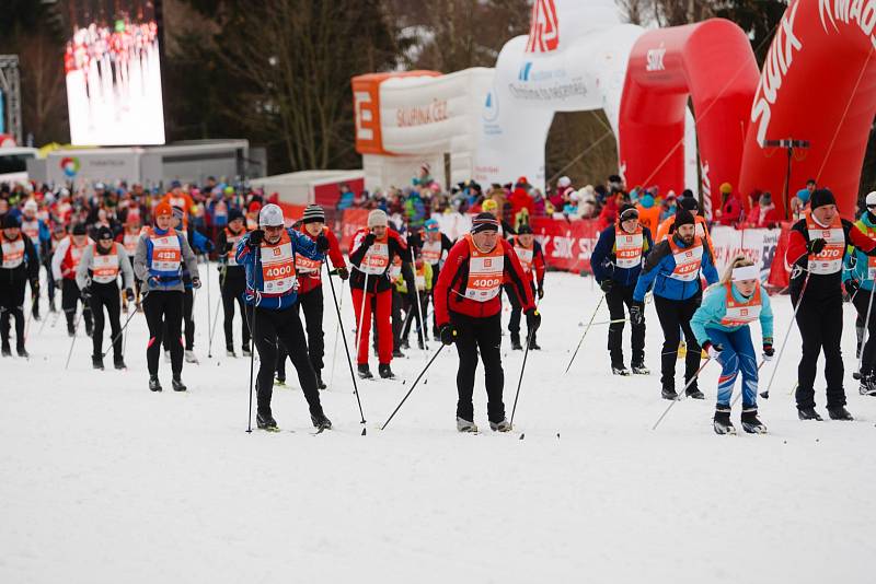 Závod Jizerské 50. Neděle 10. února