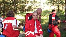 V litoměřické obci Mentaurov se od pátku 30. září do neděle 1. října kola 2. ročník Rescue Marathon. Tým jabloneckého Českého červeného kříže.