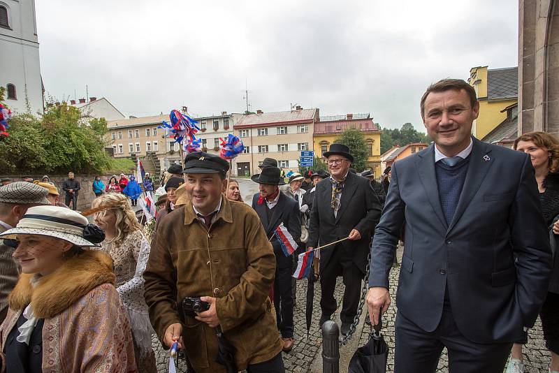 V Semilech, stejně tak jako v nedalekém Turnově si lidé připomněli sté výročí od návštěvy prvního československého prezidenta Tomáše Garrigue Masaryka.