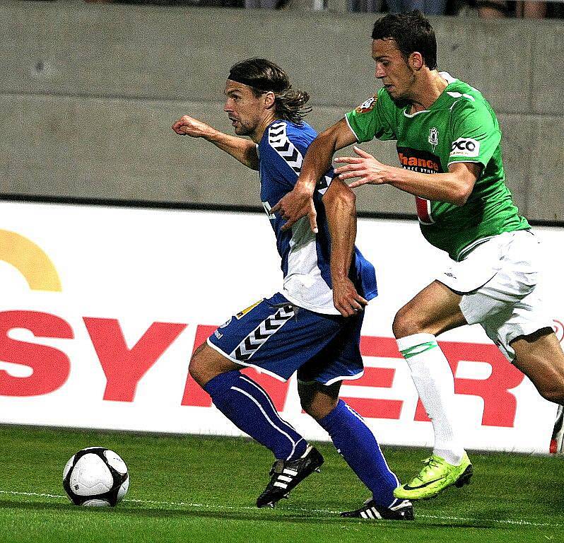 V severočeském derby zvítězil FK Baumit Jablonec na Slovanem Liberec 2:1.