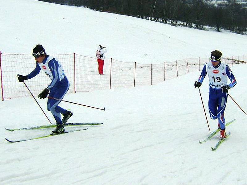 10. Zimní evropský olympijský festival mládeže 2011. Závod chlapců na 10 km klasickou technikou ve Vesci. Jablonecký závodník Petr Knop s č. 19 skončil v závodě na 16. místě.