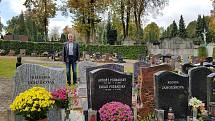 Jablonecký hlavní hřbitov. Je v majetku města a spravuje jej Ladislav Kopal, majitel Pohřební služby Kopal