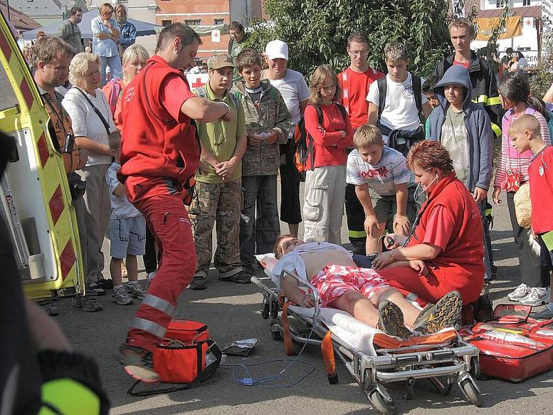 Den Integrovaného záchranného systému Libereckého kraje v Železném Brodě.