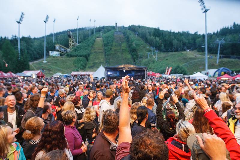 Festival Keltská Noc! 2019 pod skokanskými můstky v Harrachově.