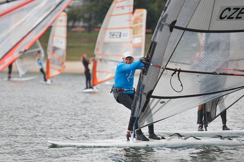 Skiregata 2019 na přehradě Mšeno