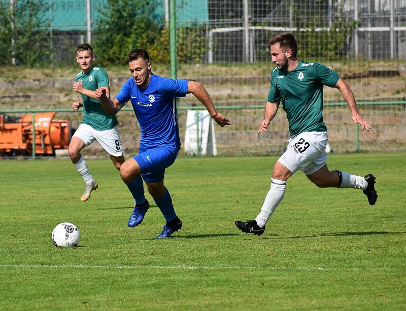 Domácí jablonecká rezerva v derby s libereckým Slovanem soupeři podllehla.