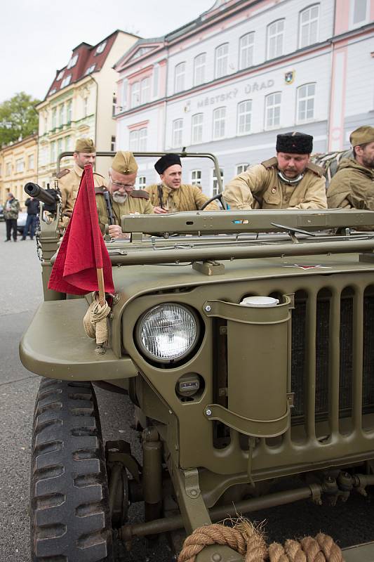 Jízda válečných veteránů na Jablonecku.