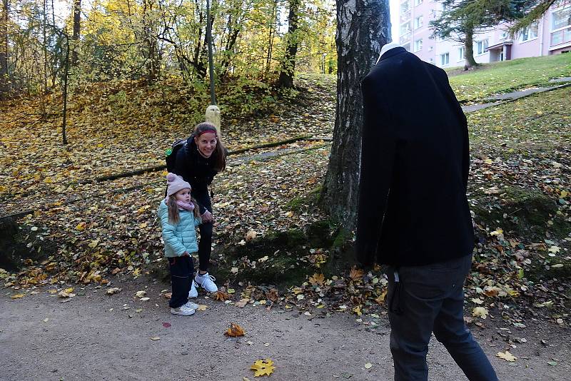 Kolem jablonecké přehrady se to hemžilo strašidelnými tvory.