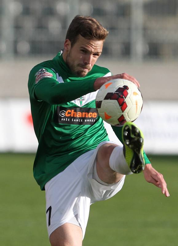 Jablonec porazil Spartu v prvním semifinále Poháru České pošty 3:1. Na snímku je Filip Novák z Jablonce.