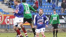 Fotbalisté FK Baumit po zásluze vedli góly Lafaty a Hlouška z druhé půle už 2:0. Nakonec se ale o tři body obávali. Kladno Szabem z penalty snížilo, ale stav se dál nezměnil.